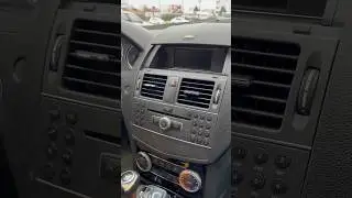 How to install Android navigation system Mercedes c-class w204 2010 QLED 4GB RAM CARPLAY ANDROIDQUTO
