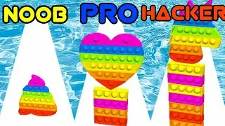 NOOB vs PRO vs HACKER in Fidget Rush