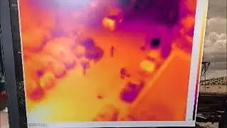 Демонстрация работы ИК матрицы 120x84 от Heimann Sensor.