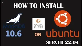 🎖️[Easy] How to install, configure and test a 2 Node Mariadb 10.6 Galera Cluster on Ubuntu 22.04
