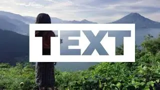 Mask Shape With Text |  Premiere Pro CC Tutorial