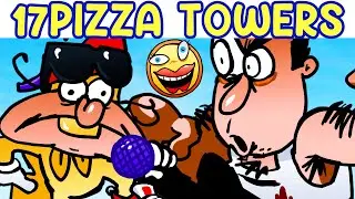 FNF PIZZA TOWER // Peppino vs The Noise // 5TOPPIN$ (17Bucks Style)