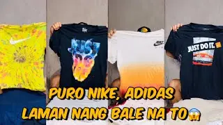 PURO NIKE, ADIDAS YUNG NA KUHA NATIN SA BALE😱 | MENS BRANDED T-SHIRT  @KimsUkay  #kimsukay
