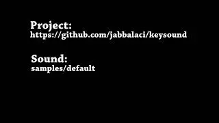 keysound project: samples/default