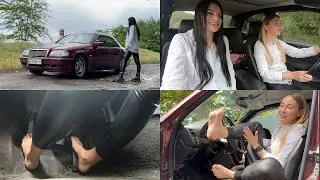 Anya and Jade are driving home from a photo shoot