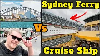 Walking Around Sydney, Racing a Cruise Ship, Manly Beach Feery
