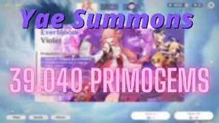 Genshin Impact - 244 Pulls for Yae Miko & Kagura's Verity
