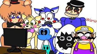 FNaF Fan-Games reacts to FNaF World!!! (REUPLOAD)