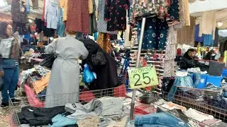 60. Shopped at a flea market in France. Review and try on items. #