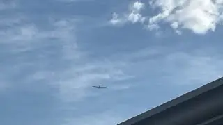 Bad footage of police car