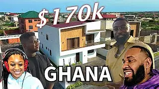 AMERICANS REACT TO INSIDE THE MOST AFFORDABLE LUXURY HOME IN GHANA