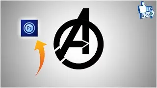 how to make Avengers - Marvel logo - ps touch - Android
