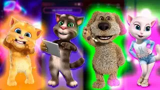 Talking Tom VS Talking Ben VS Talking Ginger VS Talking Angela