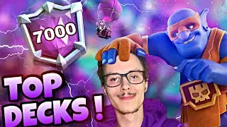 TOP 3 des MEILLEURS DECKS pour rush 6000-7000 trophées !