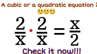 Can you guess whether it's a cubic or a quadratic equation??? | 90% make mistake😱