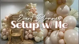 HOW TO| DIY Boho Balloon Garland w/ Dried Florals | Focal Point Decor | Boho Baby Shower | DIYWITHKI
