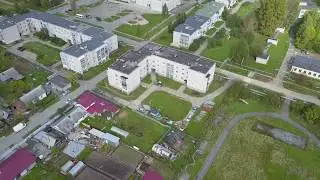 п. Таёжный с высоты птичьего полёта