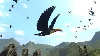 Bird Flock Toucan 2023 for Unity