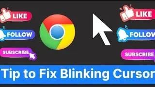 How to fix Text curser showing everywhere in Google Chrome Browser...