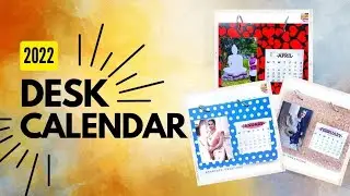 Desk Calendar | Calendar 2022 | Customised Calendar | Photo Calendar gift ideas | New year calendar