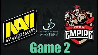 [Dota 2 Live] Navi vs Team Empire Perfect World Masters Game 2 and 3