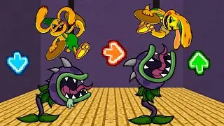 FNF Character Test | Gameplay vs Playground | bunzo bunny vs chomper | fnf mod