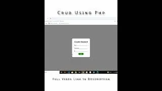 Crud Operation Using PHP with Mysql 2022 | CodeWithNizami | 