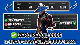 PUBG & BGMI 3.9 UPDATE SENSITIVITY | ZERO RECOIL SENSITIVITY | BEST SENSITIVITY SETTINGS | ✅ Part 29