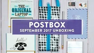 PostBox September 2017 Unboxing