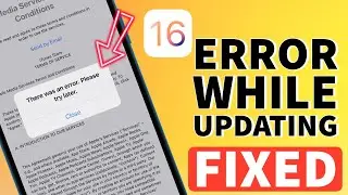 There was an error Please Try Later in App Store iOS 16 Update | Unable to Update Apps in App Store