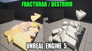 Como FRACTURAR/DESTRUIR OBJETOS al Pisar en Unreal Engine 5 Español