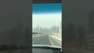 Песчаная буря в Дубай