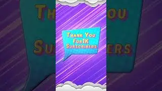 Thank you for 1K Subscribers! #shorts