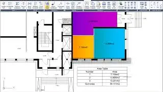 GstarCAD 2018 Innovative Features----Area Table