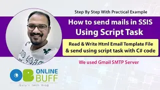 SSIS Script Task Send Emails C# | Script Task Send HTML Emails