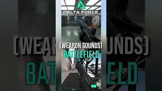 Delta Force Vs Battlefield 2042 Weapon sounds #delta #deltaforce #bf2042 #battlefield #fyp