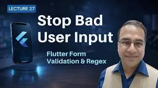 Flutter Form Validation Tutorial | Using TextField & Regex | Urdu-Hindi | Lecture 27