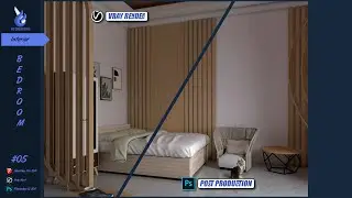 Sketchup Vray Interior - Bedroom
