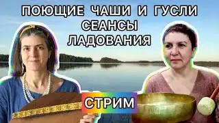 Поющие чаши и гусли - сеанс ладования