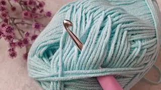 ОДИН из ЛЮБИМЫХ узоров крючком! Вязание крючком для начинающих!