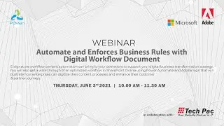 PCMan Webinar - Enforces Business Rules by Automation of Digital Document Workflow | 3 Juni 2021