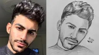 رسم صورة عبود العمري رحمة الله عليه 😔
