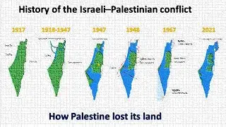 How Palestine lost it's land. || Israel and Palestine conflict Explained : (1917-2021)