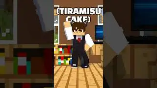 Tiramisu Cake Minecraft🍰#shorts