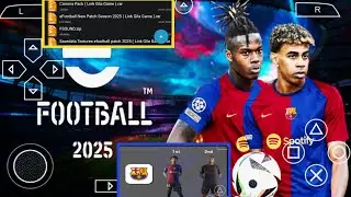 PPSSPP EFOOTBALL 2025 Nouveau transfert
