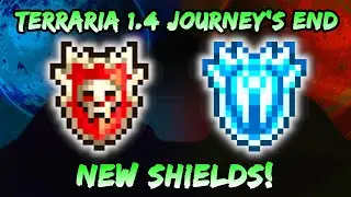 NEW Hero Shield & Frozen Shield in Terraria Journey's End 1.4! Upgraded Paladin's Shield!