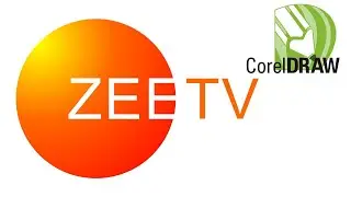 How To Make ZEE TV Design In Coreldraw In 1 Minute