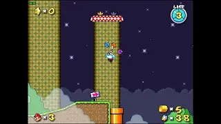 SMBX 1.4.5 Custom Level Foggy Shroom Land