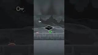 Странный баг на уровне в игре Geometry Dash