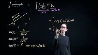 Trig Sub: Integration with Trigonometric Substitution 1, Single Variable Calculus
